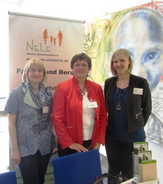 Susann und Karin von NeLe und Diana von CBZ 